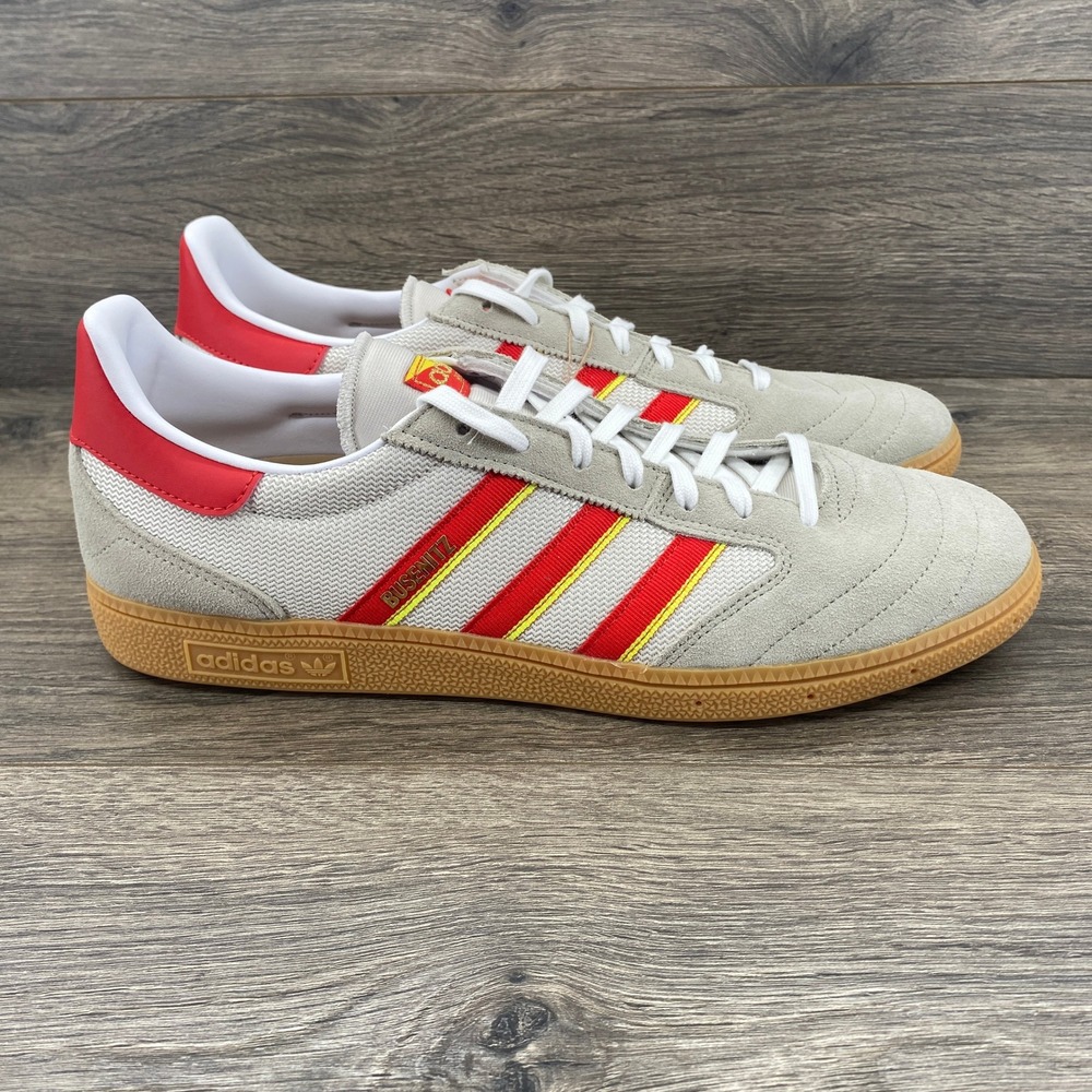 Adidas Busenitz Vintage Men's Size 13 Casual Skateboarding Shoes Grey Red Yellow - Picture 3 of 16